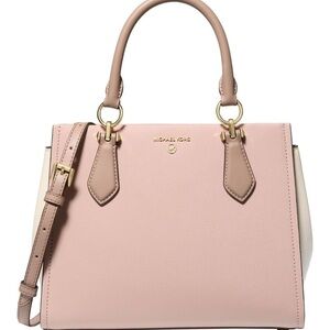 Michael Kors satchel super trendy baby pink!